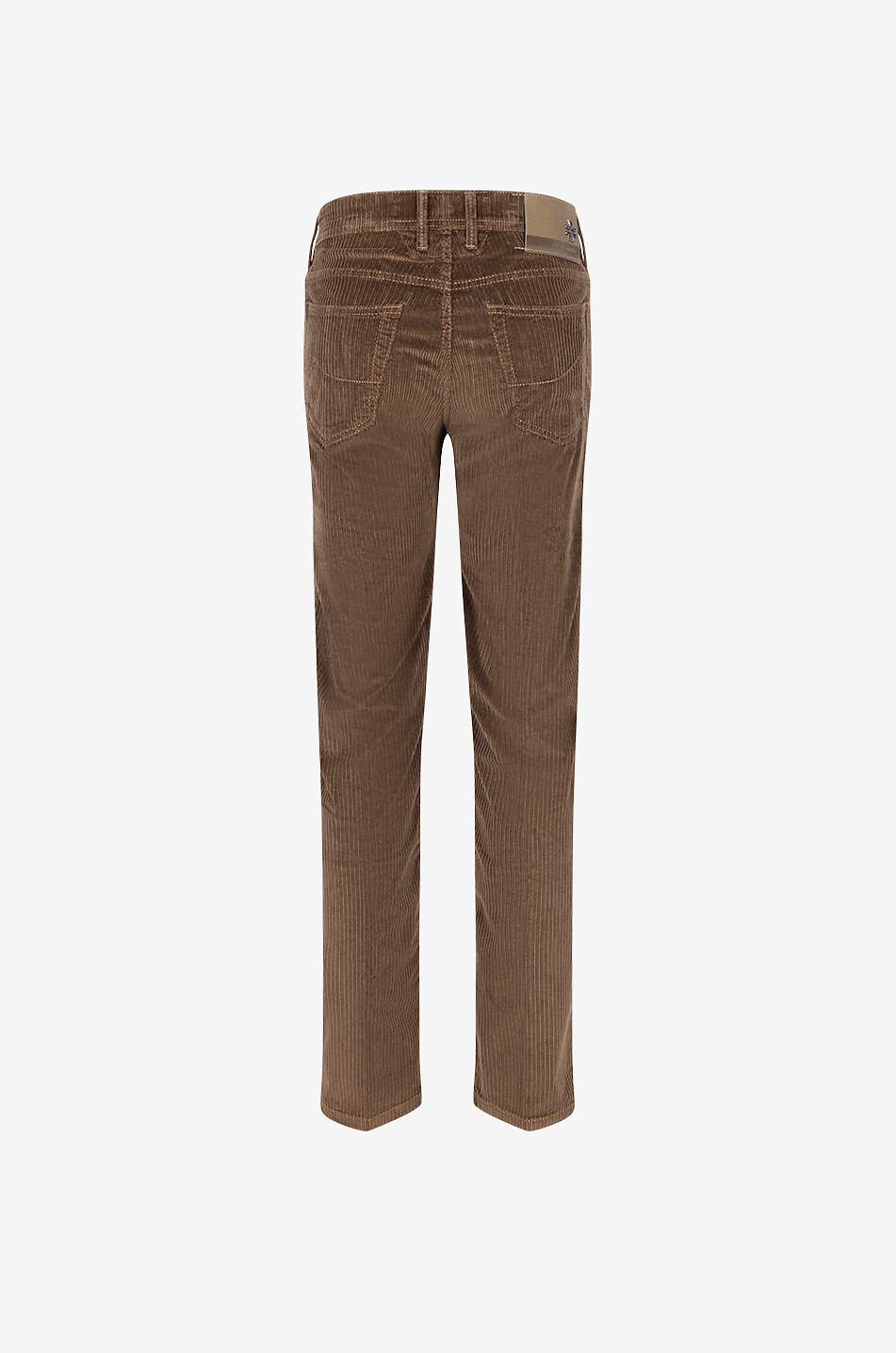 JACOB COHEN Bard cotton and modal corduroy slim fit trousers Men LIGHT BROWN 2