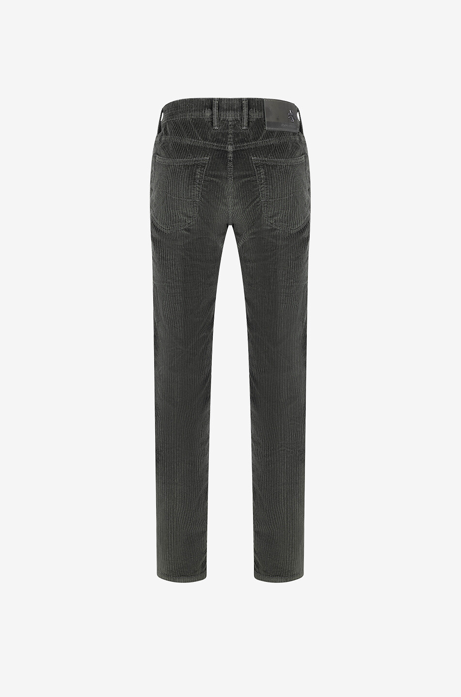 JACOB COHEN Bard cotton and modal corduroy slim fit trousers Men MEDIUM GREEN 2