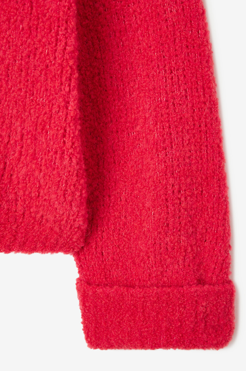AMERICAN VINTAGE Pull à col rond en laine Zolly Femme ROUGE 2