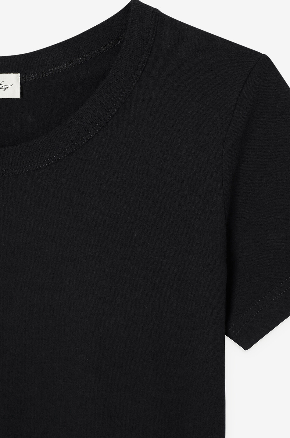 AMERICAN VINTAGE T-shirt à manches courtes en coton Gamipy Femme NOIR 2