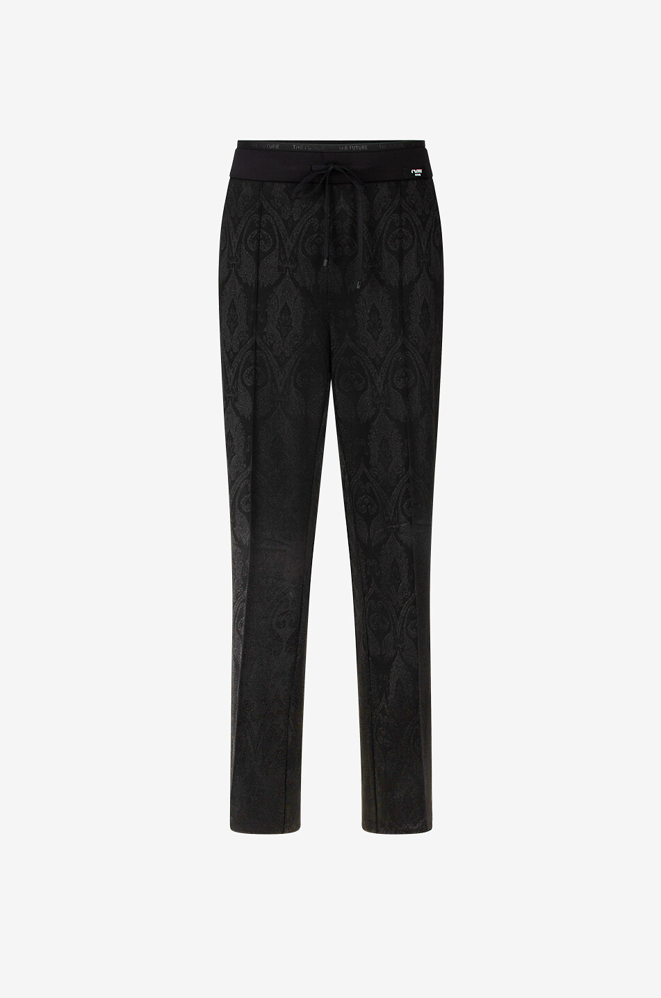 CAMBIO Ava jogger fit brocade trousers Women BLACK 1