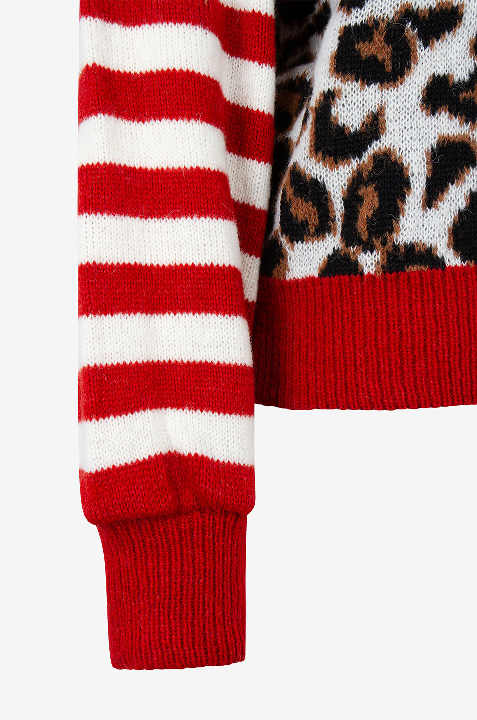 BALZAC PARIS Cardigan jacquard ample Idole Femme ROUGE 3