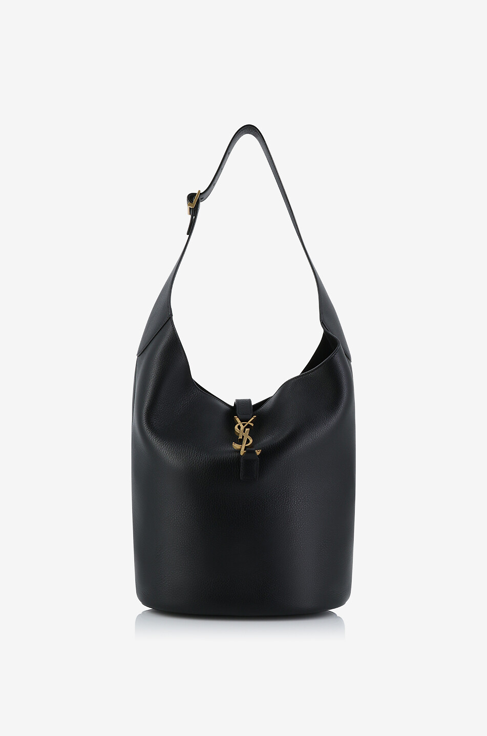 Sac hobo en cuir grainé Le 5 à 7