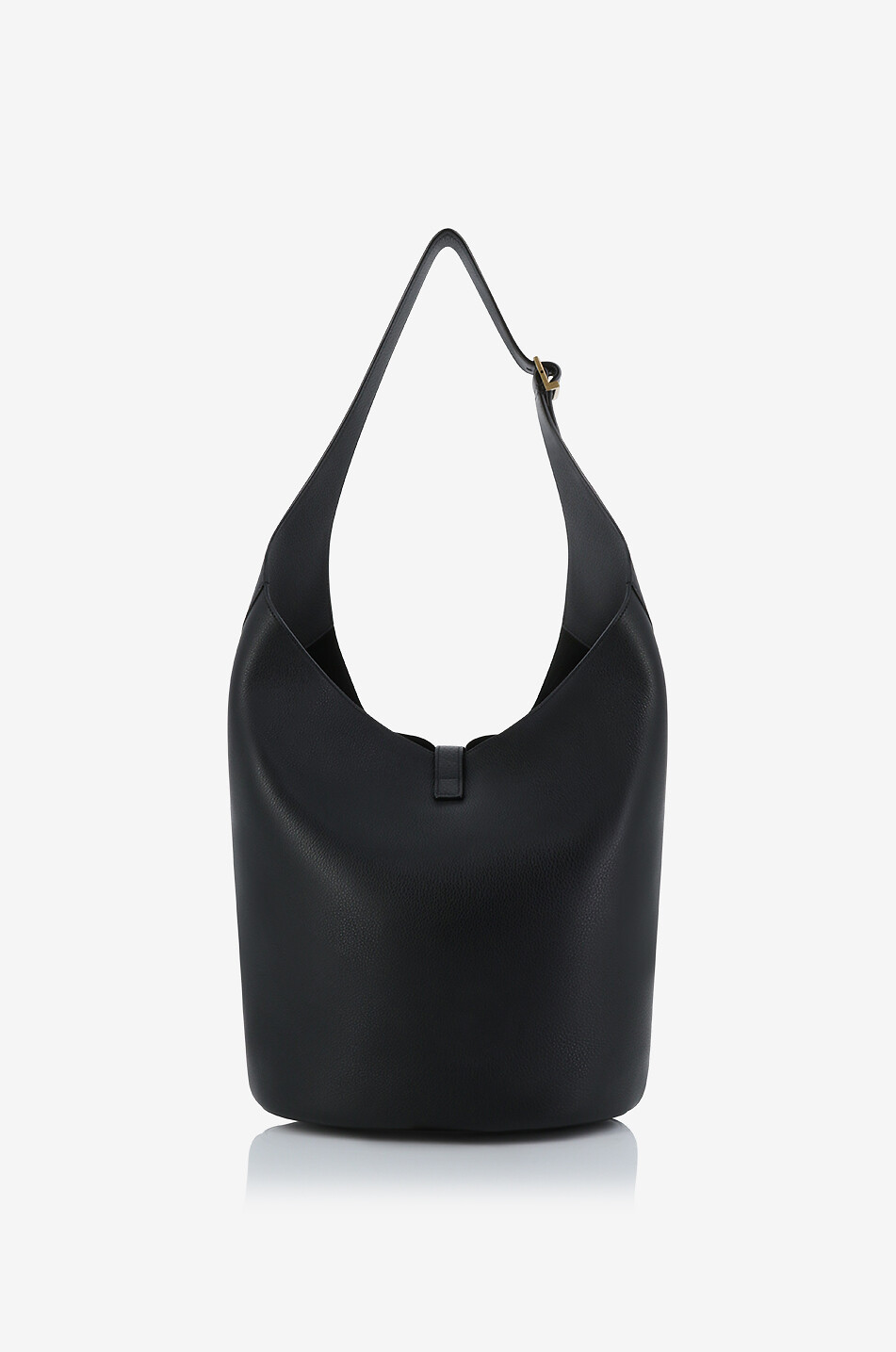 SAINT LAURENT PARIS Hobo-Tasche aus genarbtem Leder Le 5 à 7 Damen SCHWARZ 3