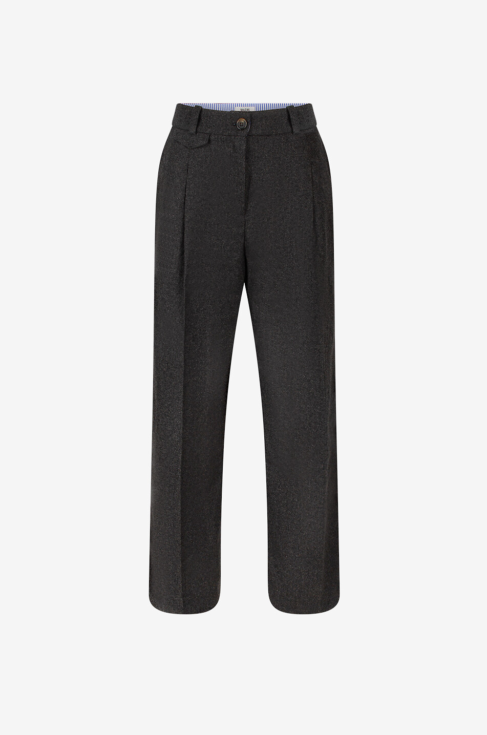 BALZAC PARIS Hose mit geradem Bein aus recycelter Wolle John Damen GRAU 1