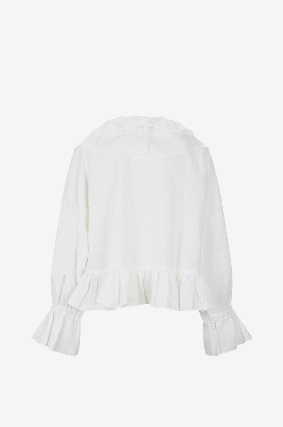 EcoVecro Belva organic cotton and viscose long-sleeved blouse