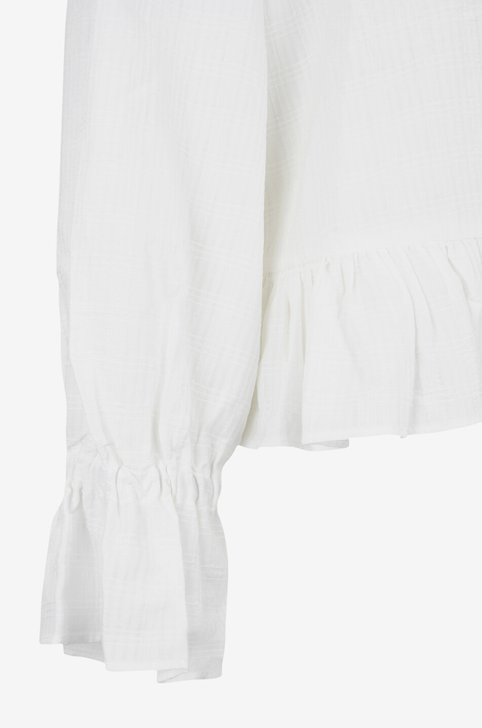 EcoVecro Belva organic cotton and viscose long-sleeved blouse