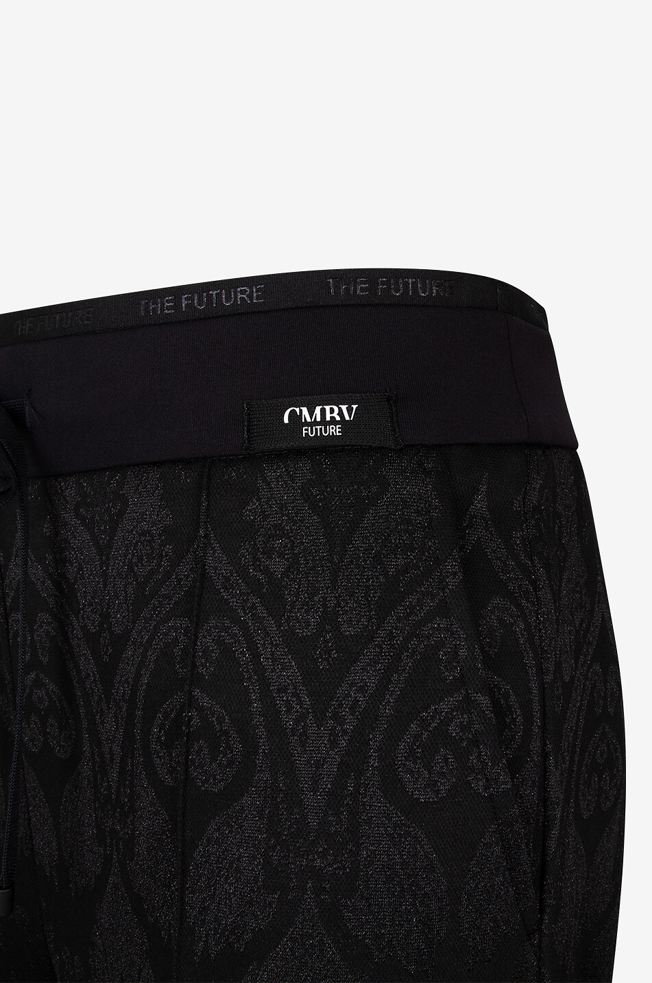 CAMBIO Ava jogger fit brocade trousers Women BLACK 3