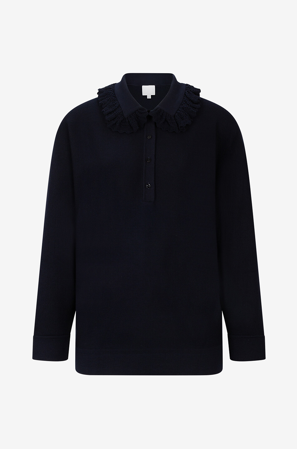 molli | ポロカラープルオーバーニット WOMEN Bshop（ビショップ）の「molli | ポロカラープルオーバーニット