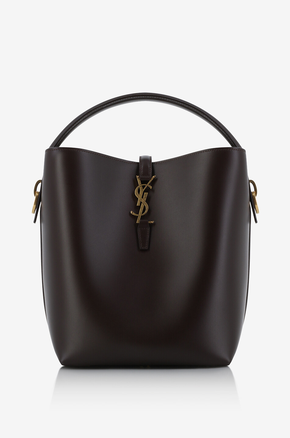 Le 37 smooth leather bucket bag