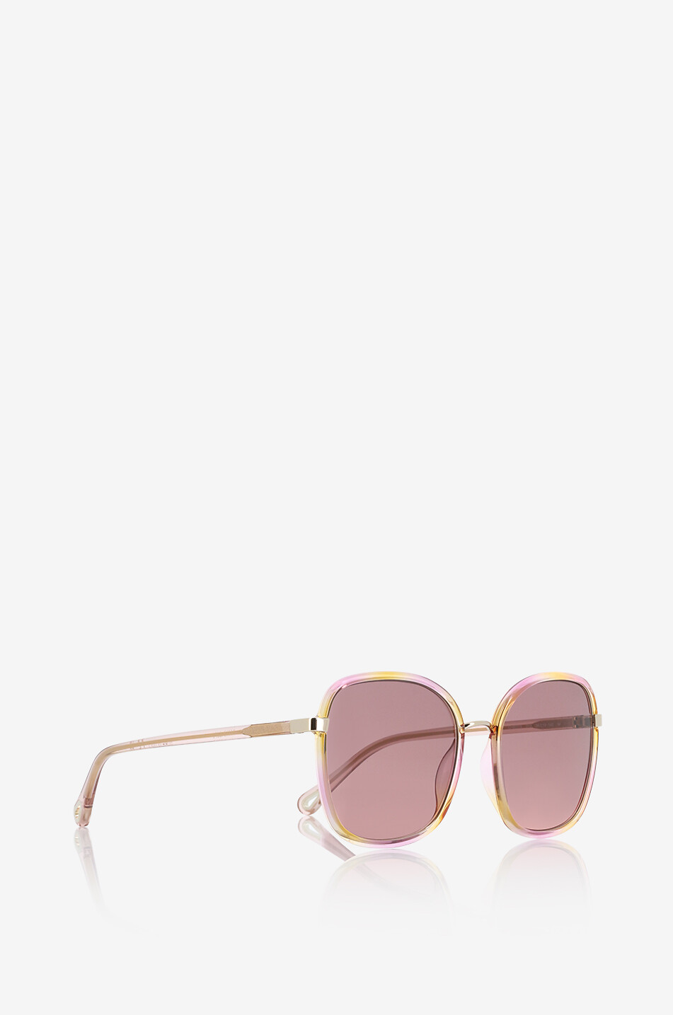 CHLOE Frankie square sunglasses Women PINK 2