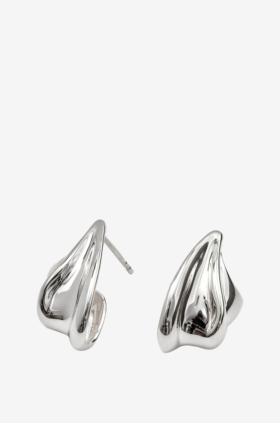 Boucles d'oreilles en argent Wave