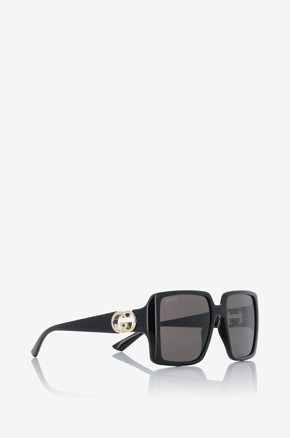 Gucci Sunglasses store GG3190 Oversized Square Tinted Gradient Black Sunglasses