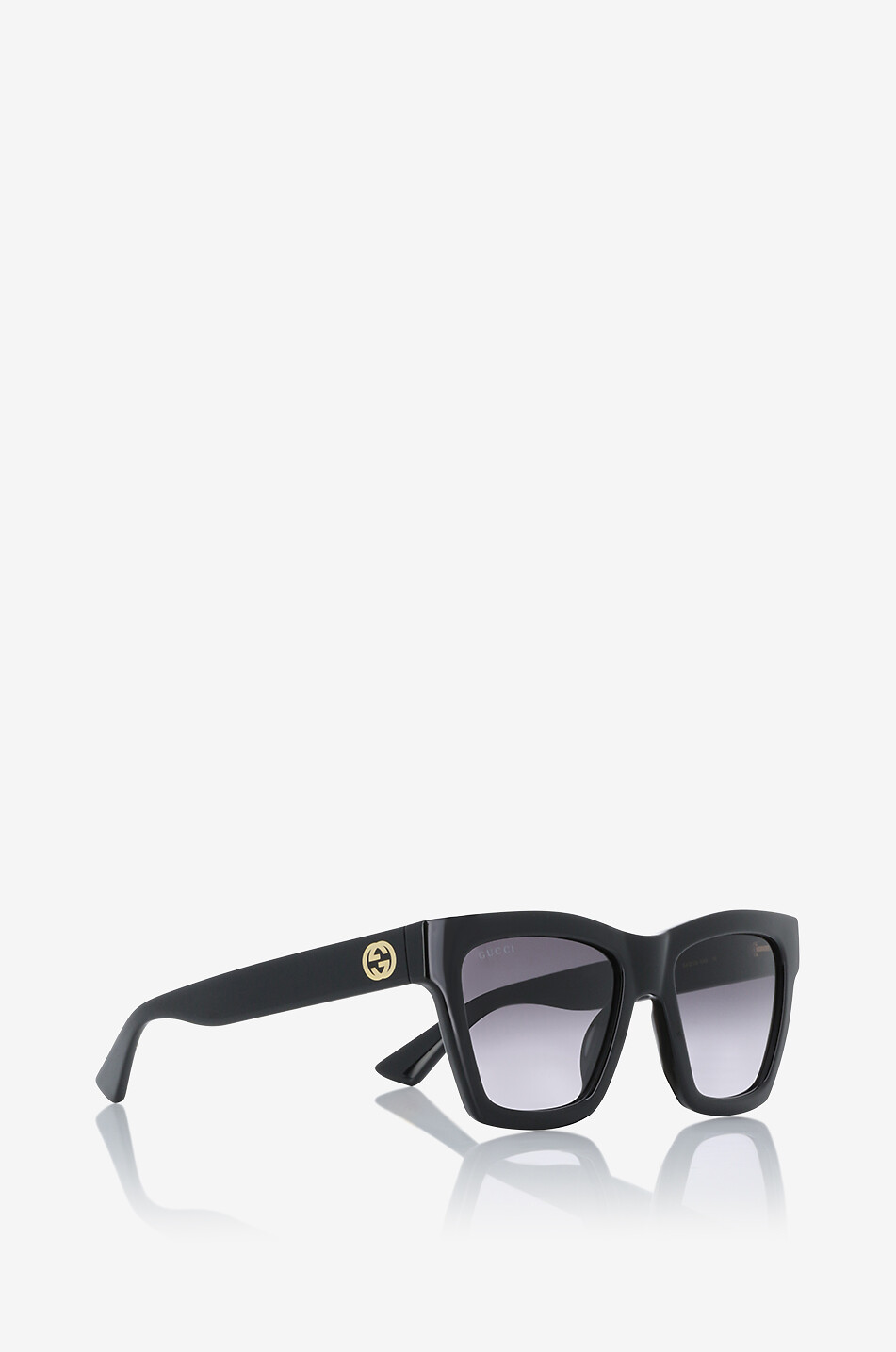 GUCCI GG chunky square sunglasses Women BLACK 2