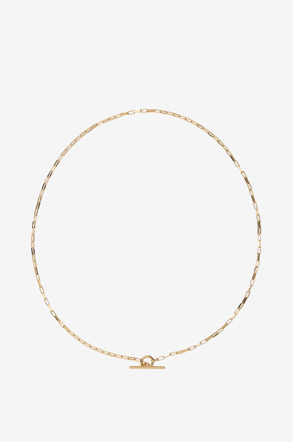 Collier ras du cou en argent doré Mini Love Link