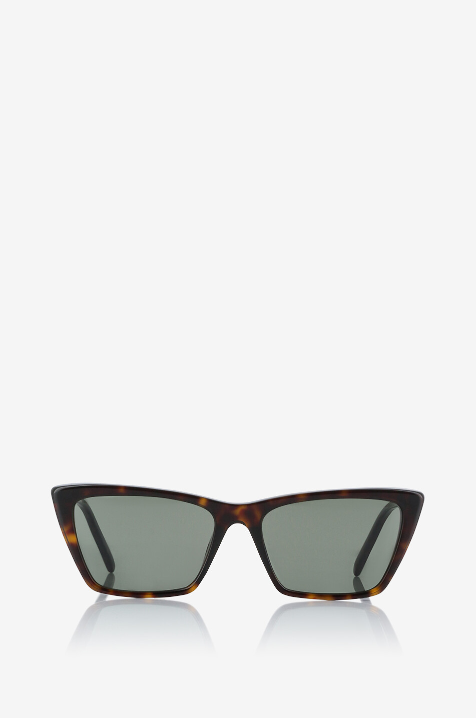 SAINT LAURENT PARIS Katzenaugen-Sonnenbrille in Schildpattoptik SL 737 Mica Thin Damen BRAUN 1