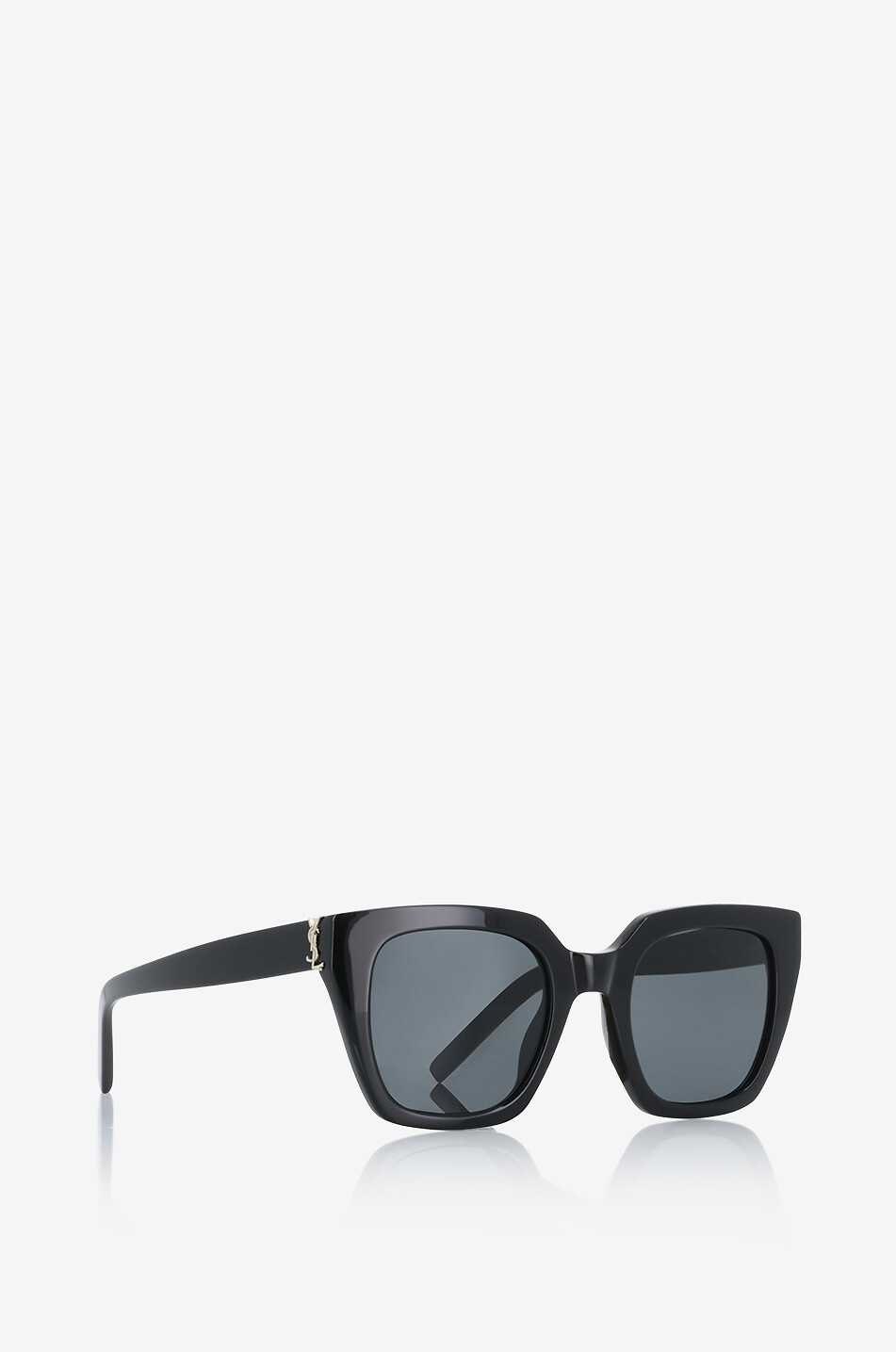 SAINT LAURENT PARIS SL M143 square sunglasses Women BLACK 2