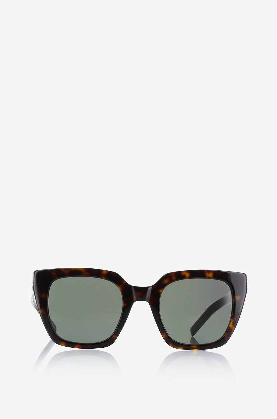 Quadratische Sonnenbrille in Schildpattoptik SL M143