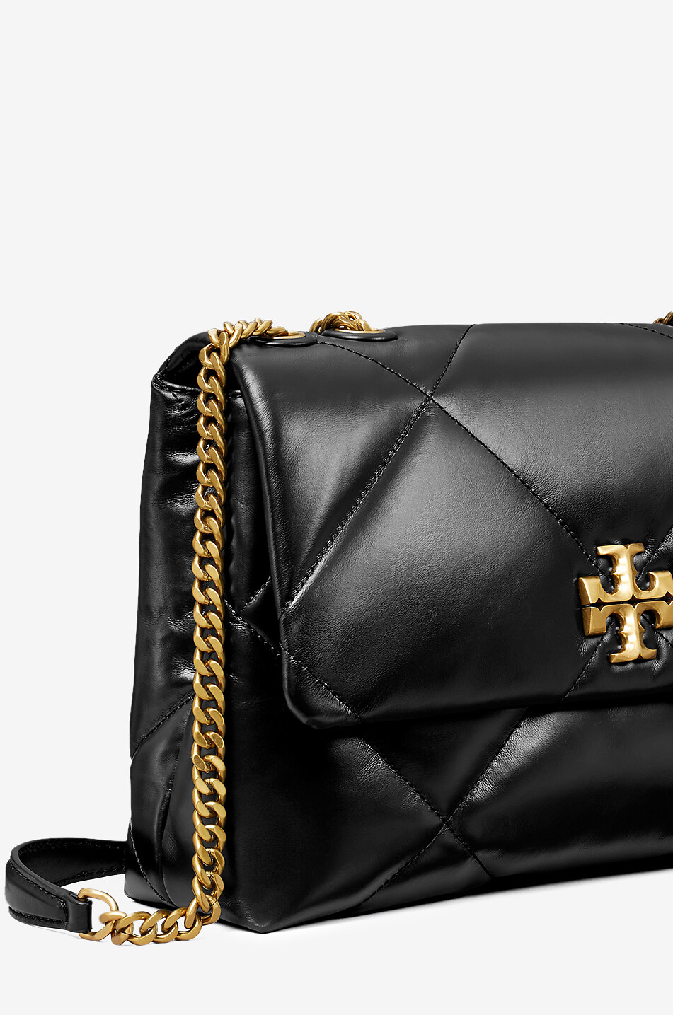 Tory Burch Branded Quilted hotsell Crossbody Bag in Black