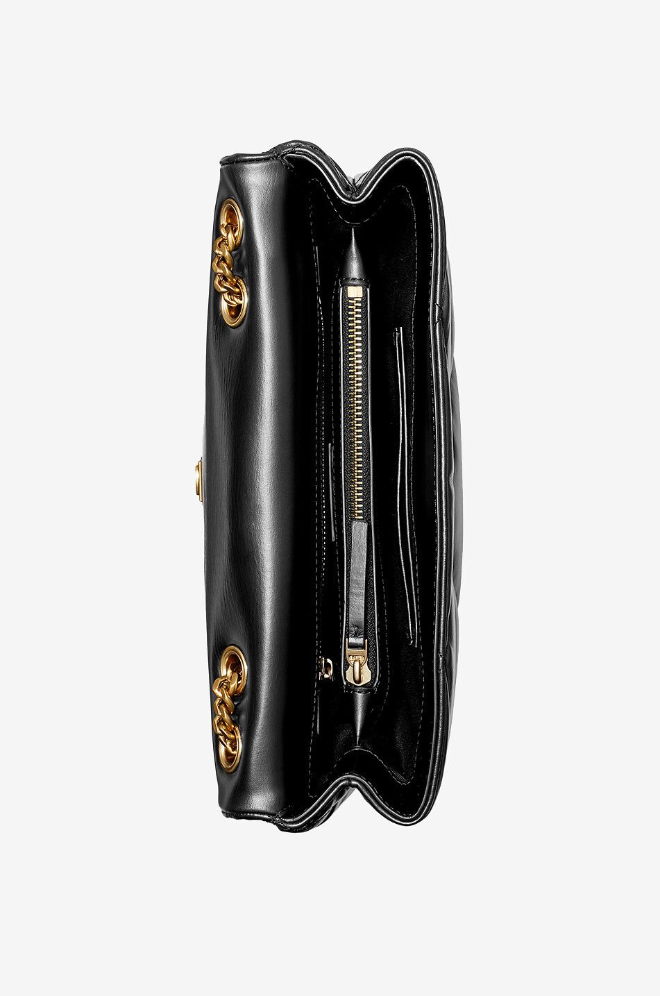 TORY BURCH Kira flap shoulder bag Women BLACK 4