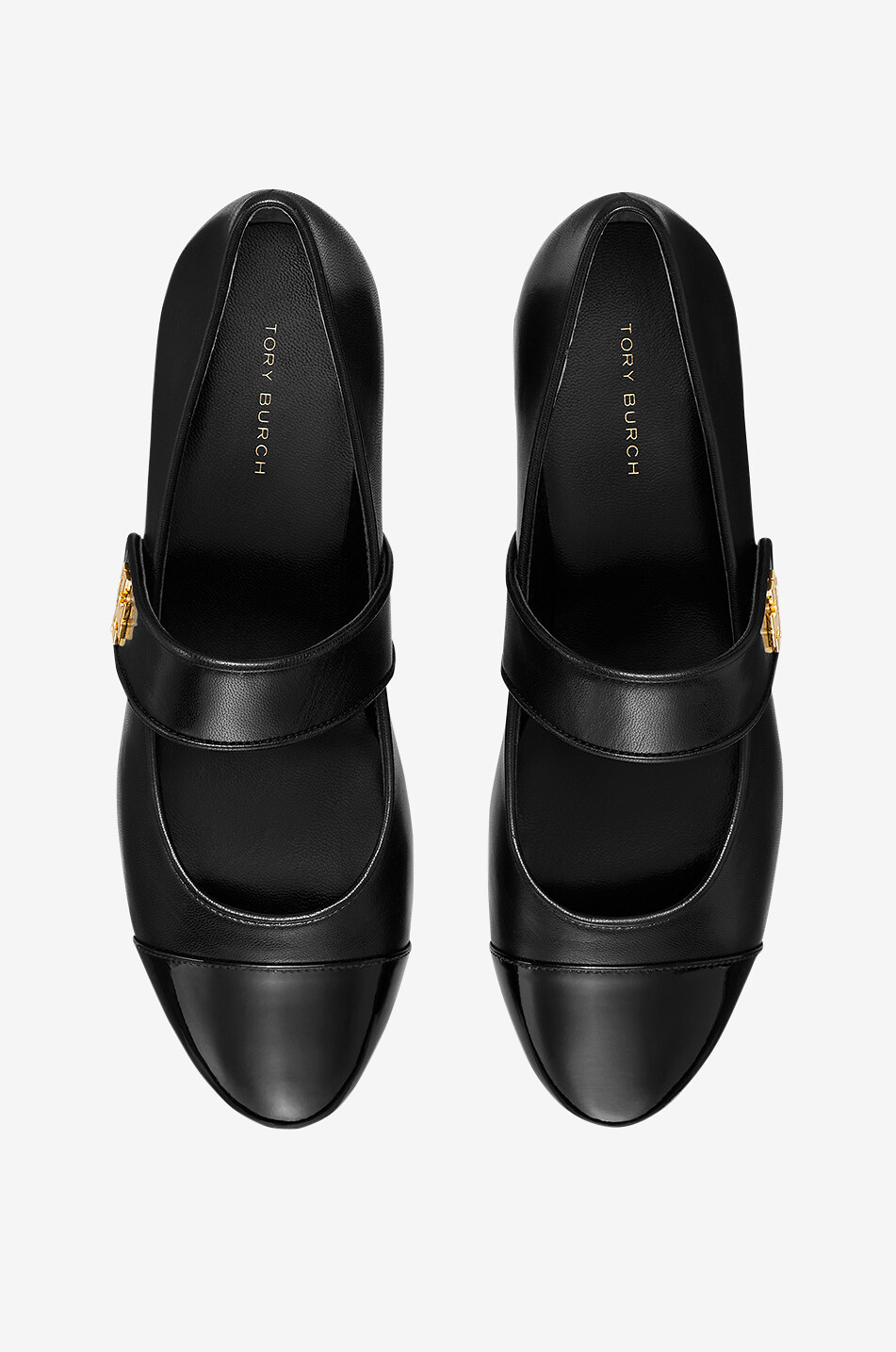 TORY BURCH Babys mit Absatz und kontrastierender Kappe Damen SCHWARZ 3