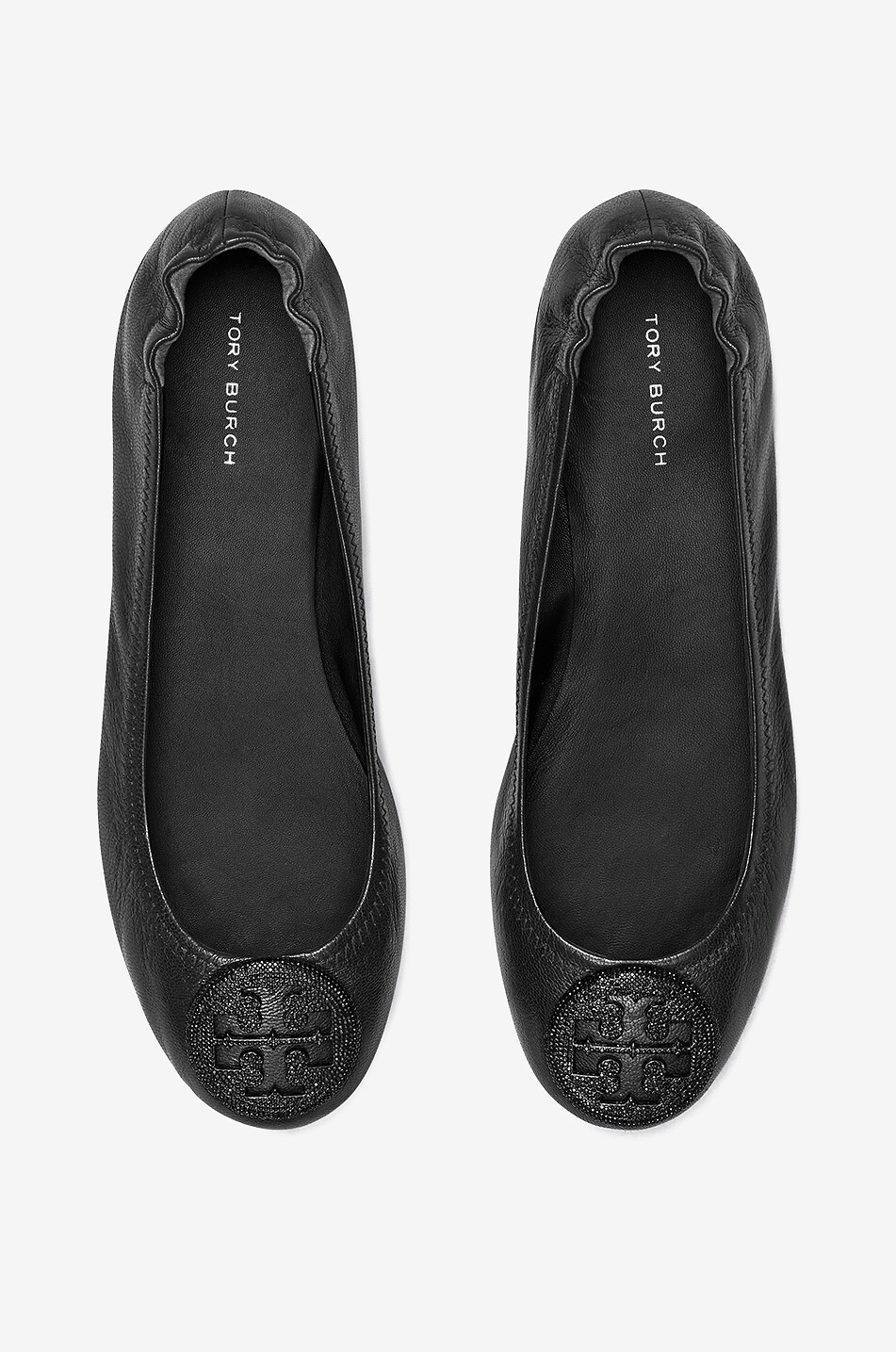 Tory Burch Black cheapest Leather Flats