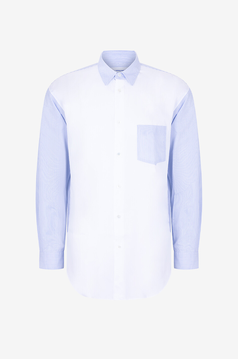 COMME DES GARCONS SHIRT Chemise à manches longues en coton Homme BLANC 1