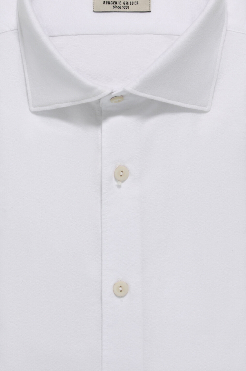 Schmales Gestreiftes Langarm-Hemd aus Flanell