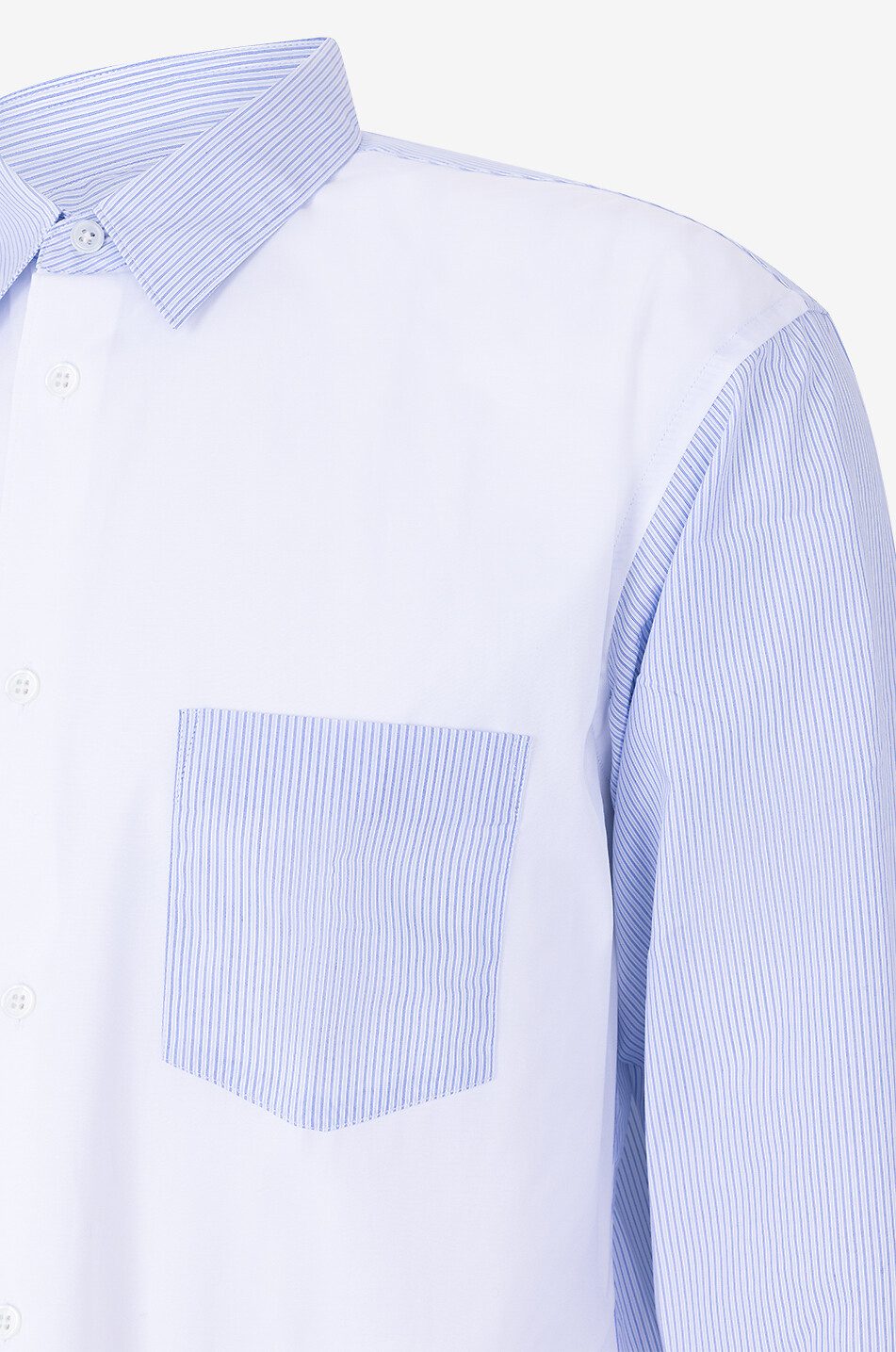 COMME DES GARCONS SHIRT Chemise à manches longues en coton Homme BLANC 3