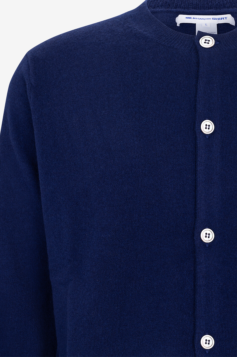 COMME DES GARCONS SHIRT Cardigan aus Schurwolle Herren DUNKELBLAU 3