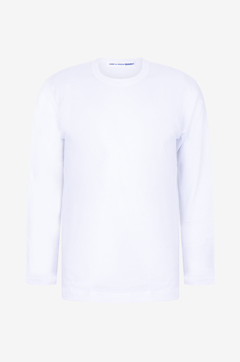 COMME DES GARCONS SHIRT T-shirt à manches longues en coton Homme BLANC 1