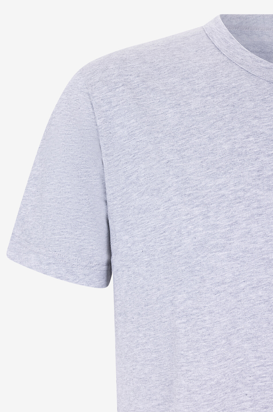 COMME DES GARCONS SHIRT Kurzärmeliges T-Shirt aus Baumwolle Herren GRAU 3