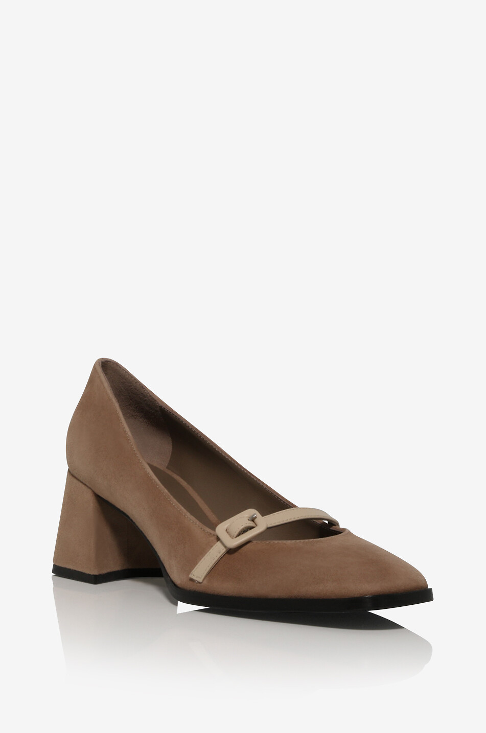 Babies à talon en daim Tallias 60