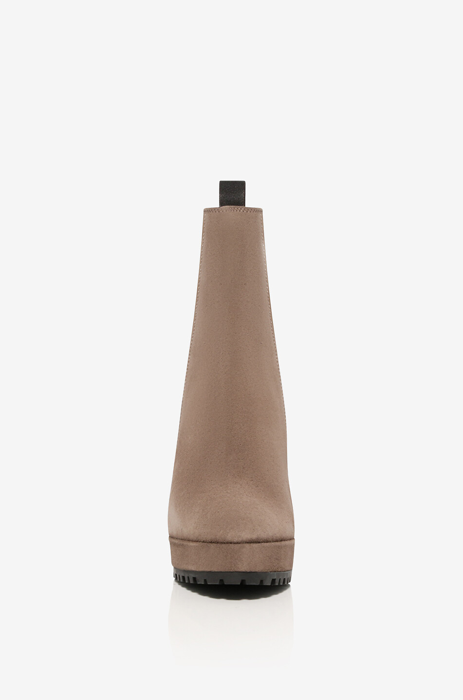 Chelsea-Stiefeletten mit Absatz aus Wildleder Dasha 80