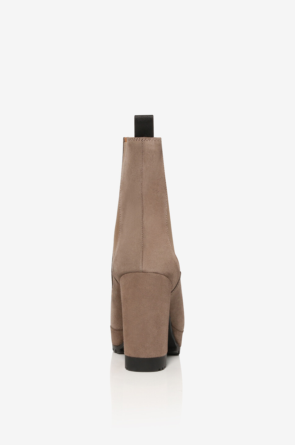 Chelsea-Stiefeletten mit Absatz aus Wildleder Dasha 80