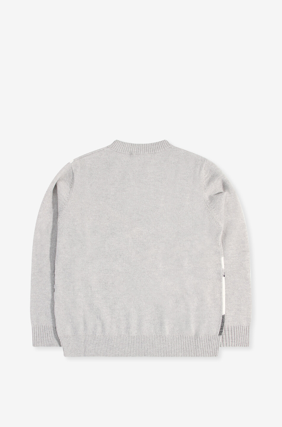 Baseball boys' virgin wool round-neck jumper