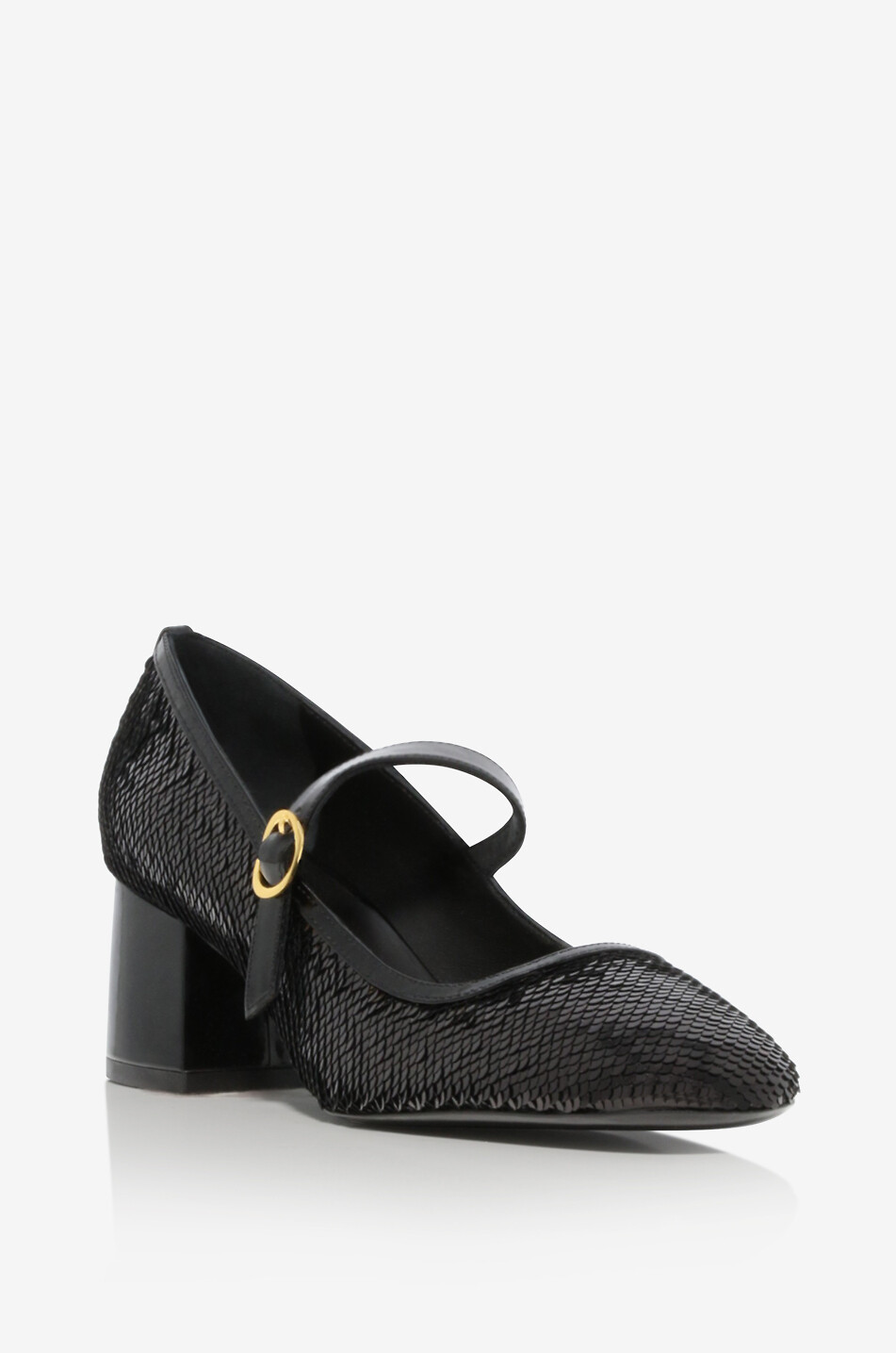 Escarpins à sequins et talon carré Stuart Mary Jane 60