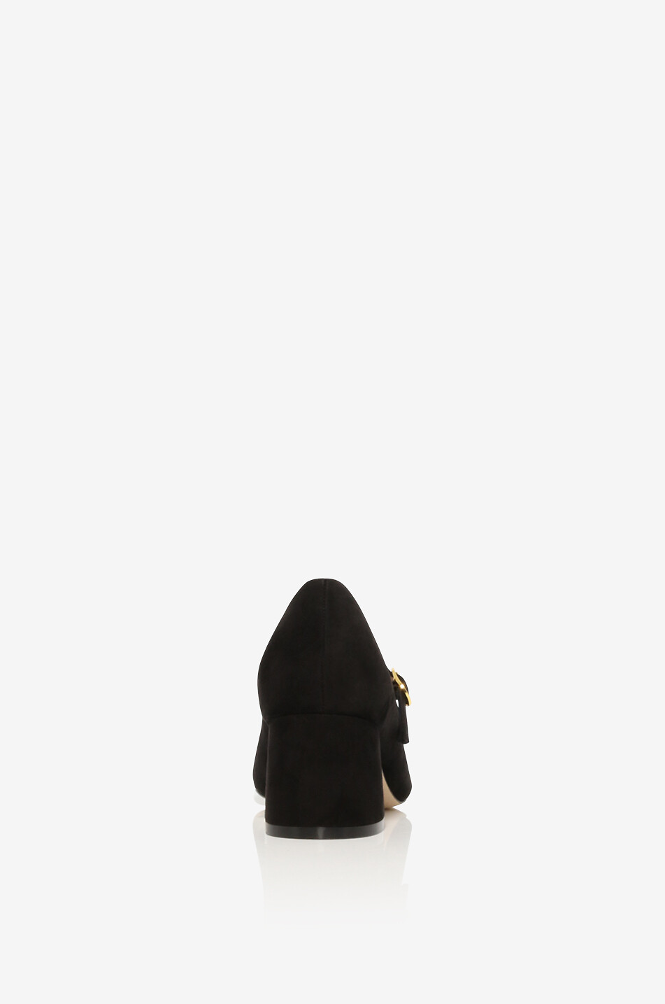STUART WEITZMAN Escarpins en daim à talon carré Stuart Mary Jane 60 Femme NOIR 4