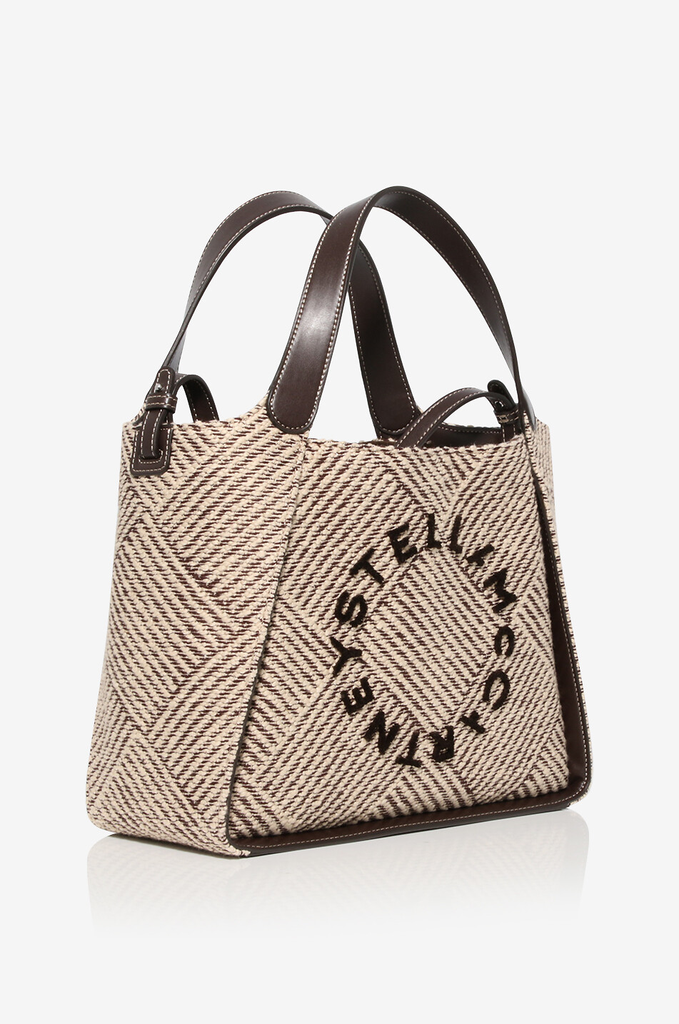 Shopper aus Jacquard Stella Logo