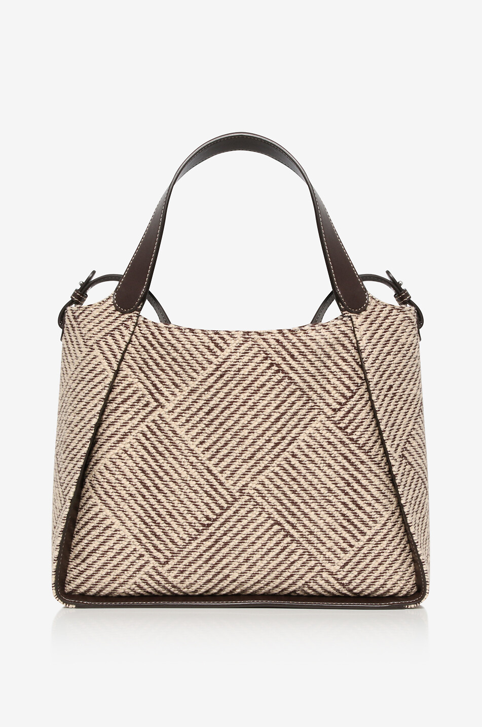 Shopper aus Jacquard Stella Logo
