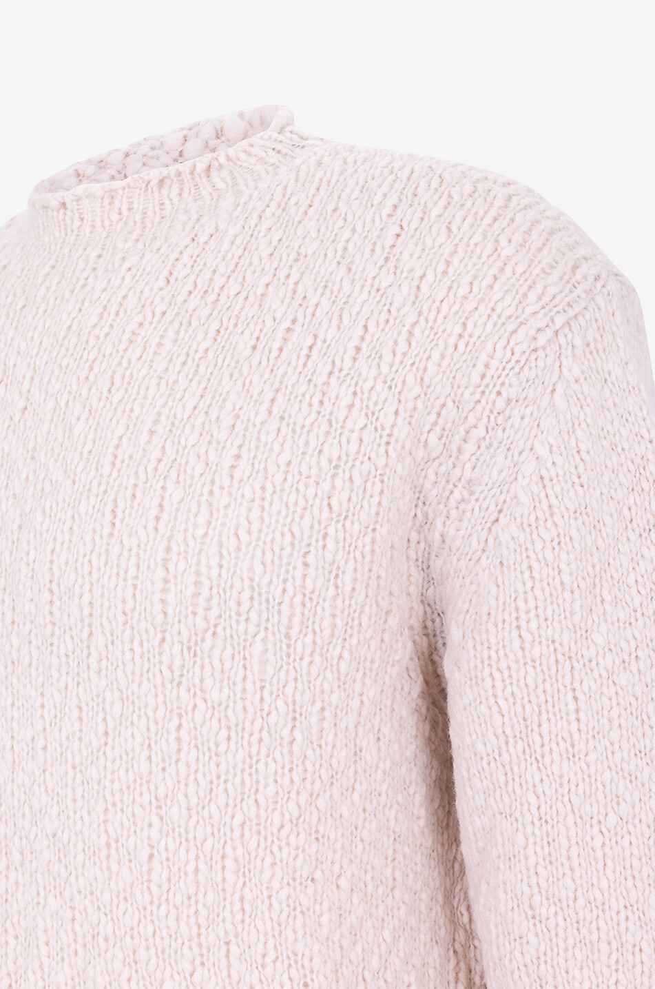 Pull à col rond en laine