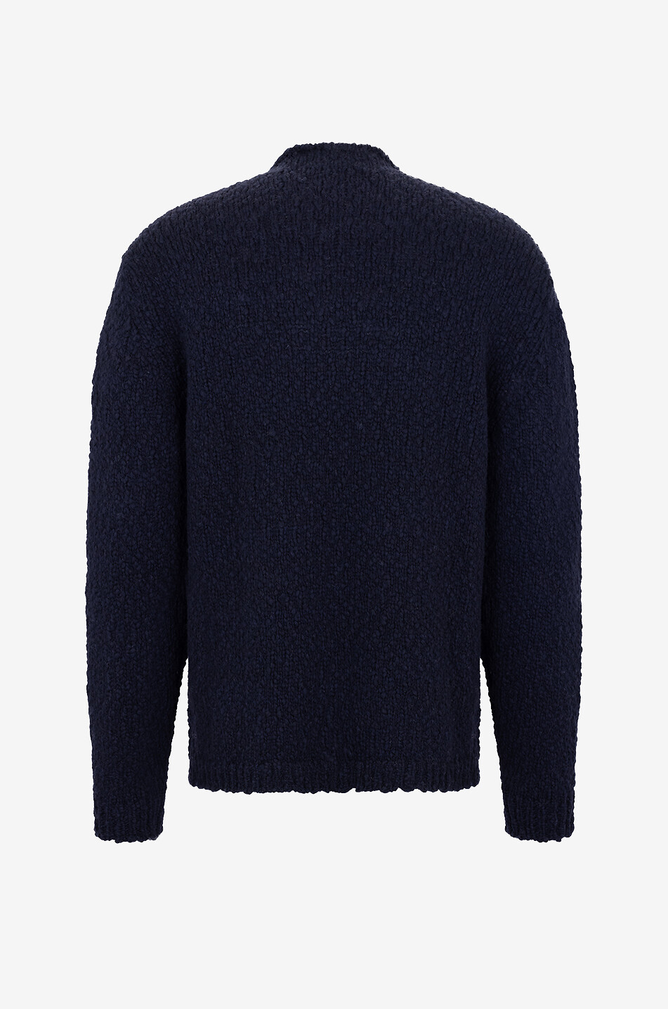 DANIELE FIESOLI Pullover mit Rundhalsausschnitt aus Wolle Herren DUNKELBLAU 2