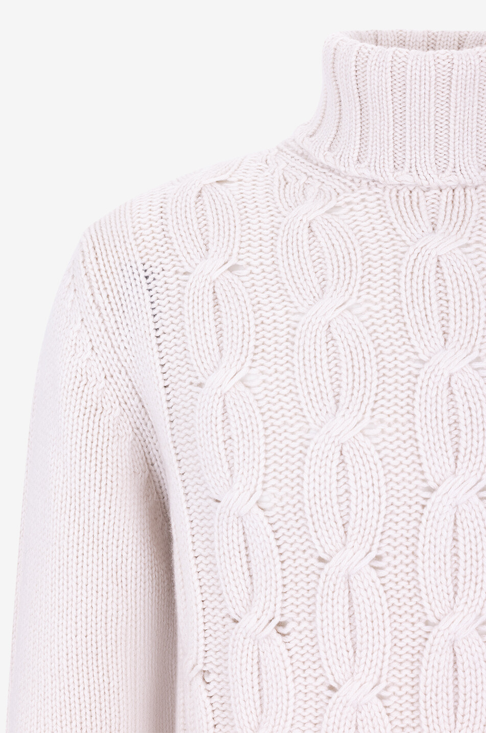 Pull à col roulé en cachemire