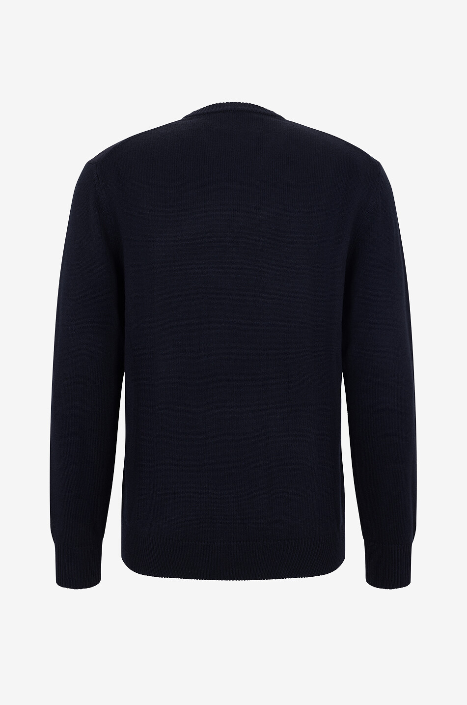 MC2 SAINT BARTH Heron wool and viscose round-neck jumper Men BLACK 2