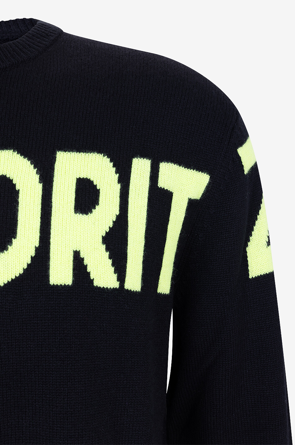 MC2 SAINT BARTH Heron wool and viscose round-neck jumper Men BLACK 3