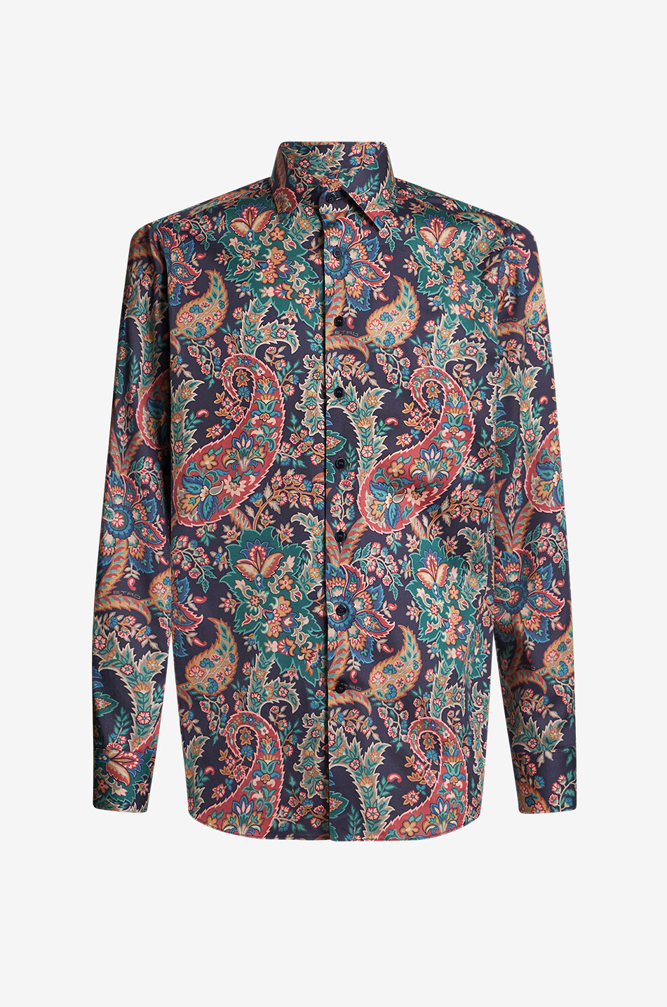 Langarm-Hemd Floral Paisley