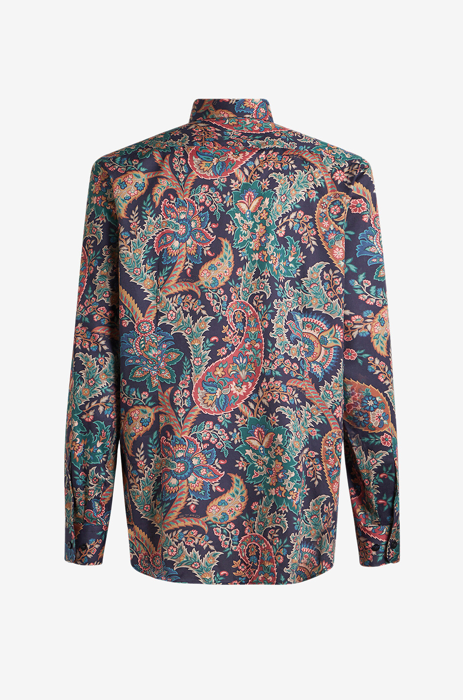 Floral Paisley long-sleeved shirt - ETRO - DARK BLUE - Bongénie