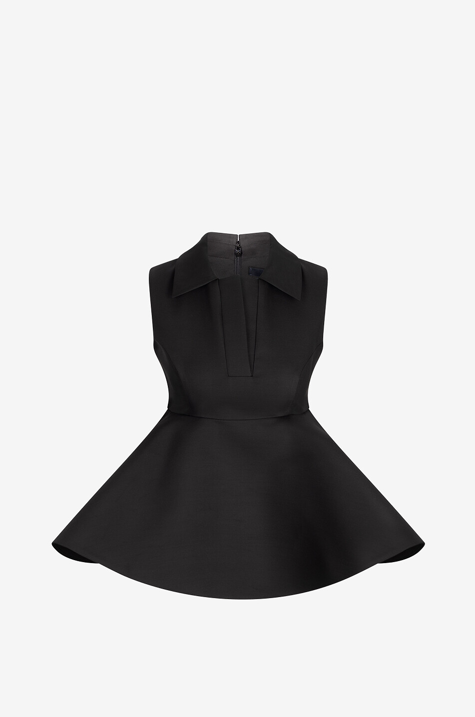 JACQUEMUS Top sans manches à basque Le Haut Spalla Femme NOIR 1