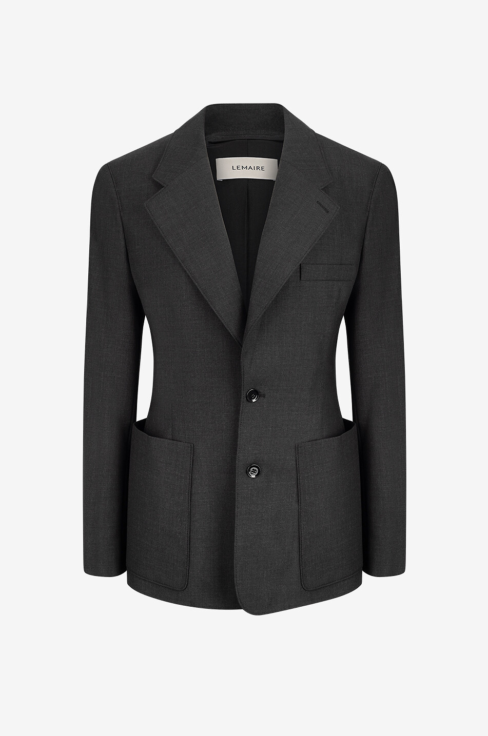 Taillierter einreihiger Wollmix-Blazer