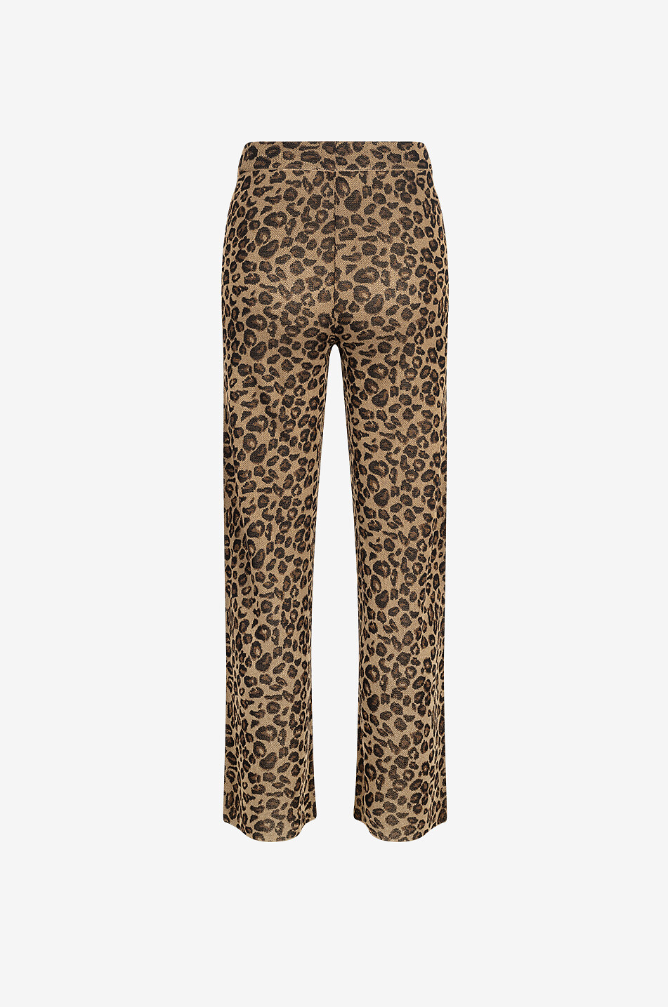 BALZAC PARIS Pantalon en maille jacquard de lurex motif léopard Piana Femme MULTICOLORE 2